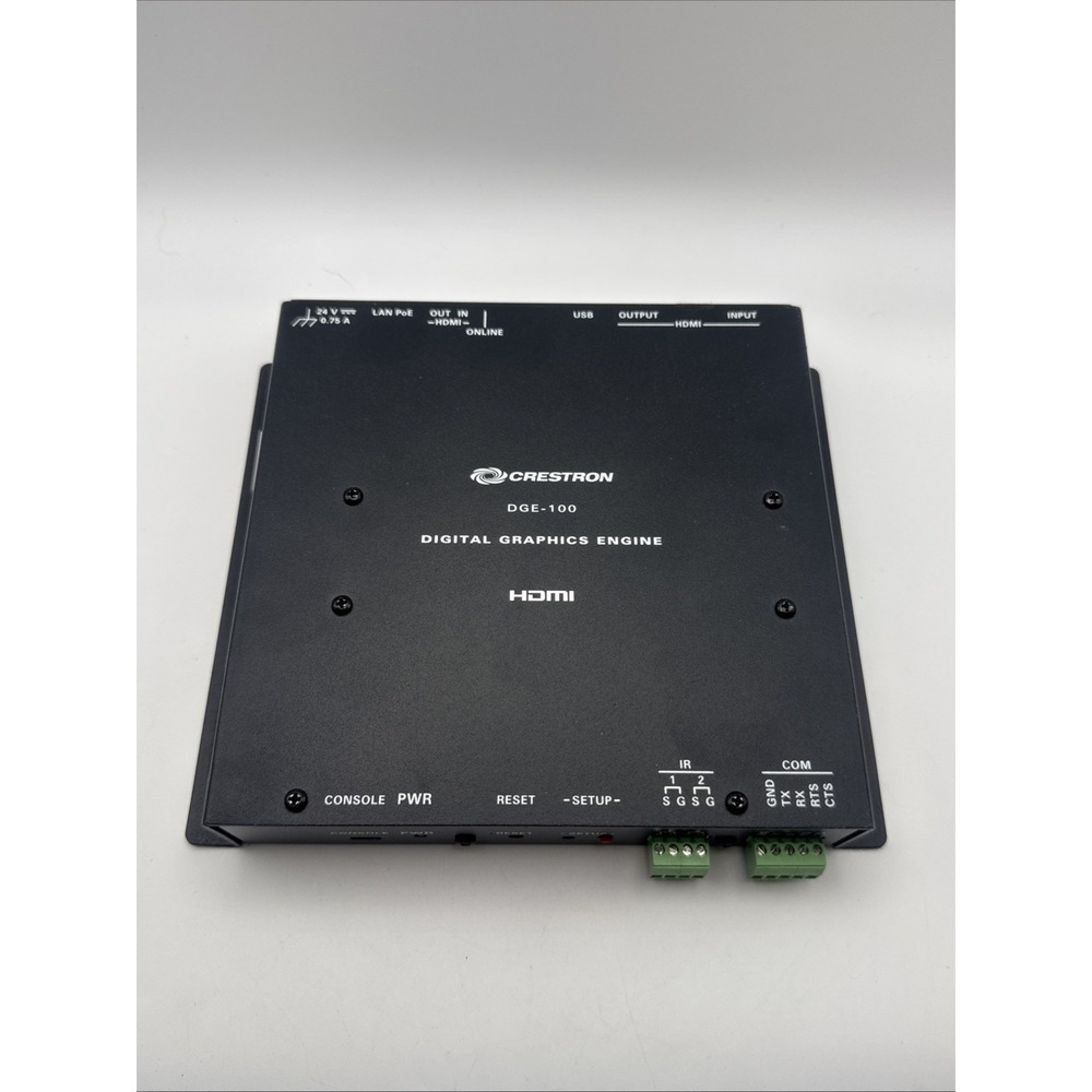 Crestron DGE-100 Digital Graphics Engine 100 Smart Home Controller